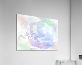 Abstract Pastel Daisy Swirl Acrylic Print