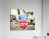 San Diego Avenue At California Street Sign Horizontal Acrylic Print