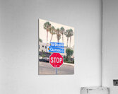 San Diego Avenue at California Street Sign Vertical Acrylic Print