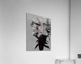 Abstract White Lilies on a Muted Background Acrylic Print