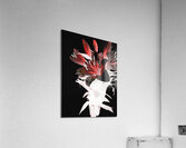 Abstract Lily Vase Bouquet Acrylic Print