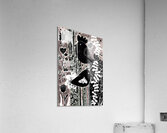 Abstract Floral Birds Acrylic Print