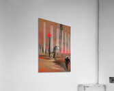 Speed ​​between a man in the war1 Acrylic Print