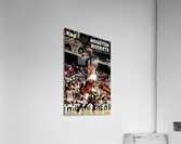 1987 hakeem olajuwon houston rockets Acrylic Print