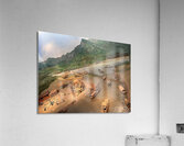 Sails of Dreams Navigating the Canvas of the Sea Acrylic Print