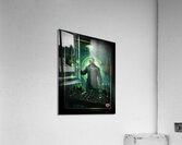 Mad Demon Scientist In His Dark Steampunk Laboratory Nightmarish Halloween AI Concept Art by Xzendor7 Acrylic Print
