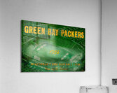 1958 green bay packers football art remix Acrylic Print