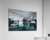 Reine Mountain Skyline from Sakrisoya Acrylic Print