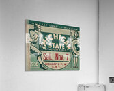 1936 michigan state football ticket remix Acrylic Print