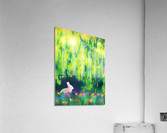 Bunny beneath the Willow Tree Acrylic Print
