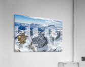 Scenic mountain range in the Dolomites in the European Alps Acrylic Print