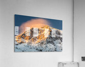 The Majestic Ortler Mountain in the European Alps during Beautiful Sunrise Acrylic Print