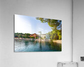 Scenic view of the Cikat Bay on the island of Losinj in the Adriatic Sea Croatia Acrylic Print
