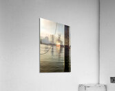 Cap San Diego and Elbphilharmonie at St. Pauli Landungsbrücken pier at the Elbe River in Hamburg Germany Acrylic Print