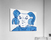 vintage 1950s rameses north carolina art Acrylic Print