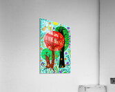 Abstract Doodle Art Trees and Owls  Acrylic Print