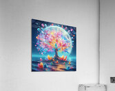 Moon Tree Acrylic Print