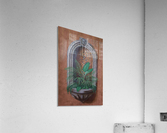 Wall Alcove with Plants - Trompe Loeil Acrylic Print