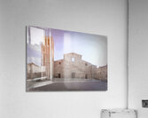 Montepulciano Piazza Grande Square Acrylic Print