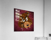 1940s Montana Grizzly Cartoon Art Acrylic Print