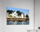 Harbor View of Marshall Point Lighthouse and Keepers Building in Maine Acrylic Print