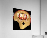 1970s San Francisco 49ers Helmet Art Acrylic Print