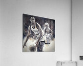 retro georgetown hoyas basketball art Acrylic Print