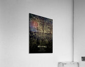 Beijing China City Map Print Acrylic Print