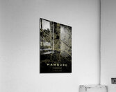 Hamburg Germany City Map Print Acrylic Print