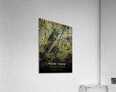 New York City Map Print Acrylic Print