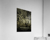 Pittsburgh Pennsylvania City Map Print Acrylic Print