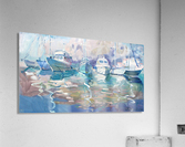Between day and evening. Calm in the port Acrylic Print
