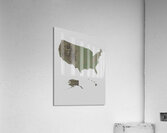 United States Relief Map Print Acrylic Print