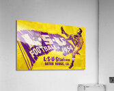 1954 LSU Football Ticket Art Remix Acrylic Print