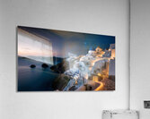 Santorini at Night 1 Acrylic Print