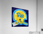 1980 Pitt Ticket and Helmet Art Acrylic Print