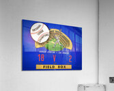 1967 LA Dodgers Ticket Stub Remix Art Acrylic Print
