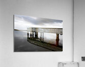 South Carolina Low Country Dock Reflection Acrylic Print