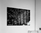 Montpellier France City Map Print Acrylic Print