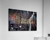 Strasbourg France City Map Print Acrylic Print