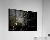 Vacaville California City Map Print Acrylic Print