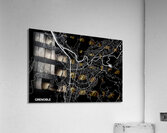 Grenoble France City Map Print Acrylic Print