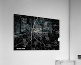 Perpignan France City Map Print Acrylic Print