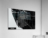Oxnard California City Map Print Acrylic Print