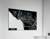 Ventura California City Map Print Acrylic Print