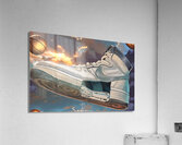 1984 Nike Air Force 1 Shoe Art Remix Acrylic Print