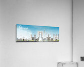 Tehran Iran City Skyline Print Acrylic Print