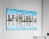 Sapporo Japan City Skyline Print Acrylic Print