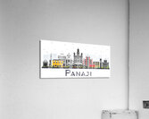 Panaji India City Skyline Print Acrylic Print