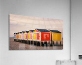 Wildwood Beach Colorful Lockers Acrylic Print
